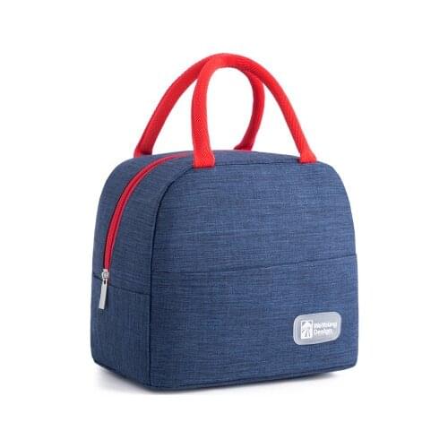 High-capacity Waterproof Lunch Box Bag for Women Kids Men Cooler Lunch Box Bag Tote Canvas Lunch Bag Insulation Package Portable