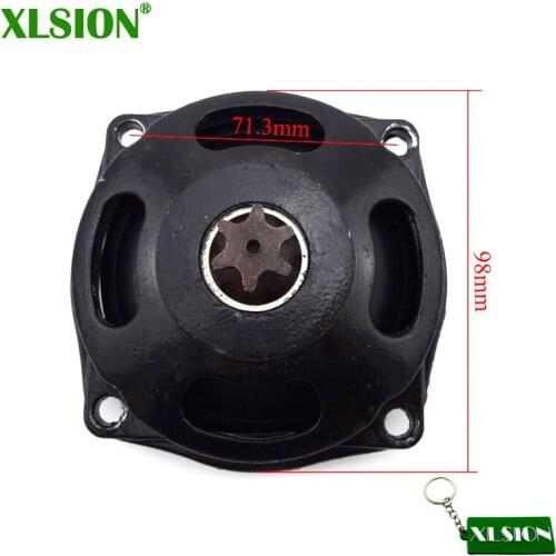 XLSION Clutch Gear Box T8F 6T Pocket Bike Drum Gear Box For 47cc 49cc 2 Stroke Minimoto 6 Tooth ATV Quad Go Kart Dirt Motorcycle