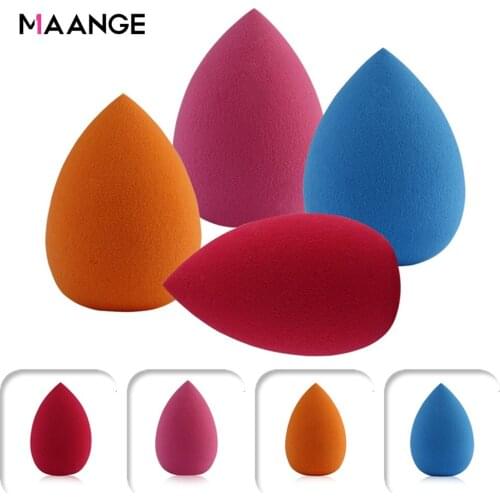 MAANGE 1/2/3/4/8 Pcs Makeup Foundation Sponge Makeup Cosmetic Puff Powder Smooth Cosmetic Make Up Sponge Beauty Tools Gifts