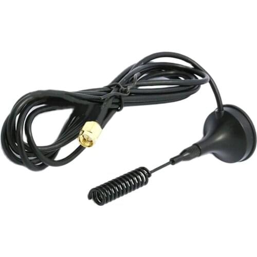 1PC 433Mhz antenna 5dbi small sucker base SMA male connector 10cm radio aerial NEW