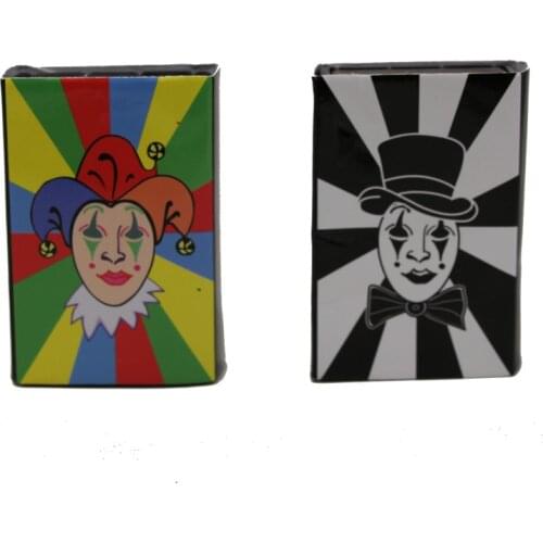 1pcs Clown Synchro Box Magic Tricks Clown Match Box Magic Props Close Up Street Magic Accessories Illusion E3101