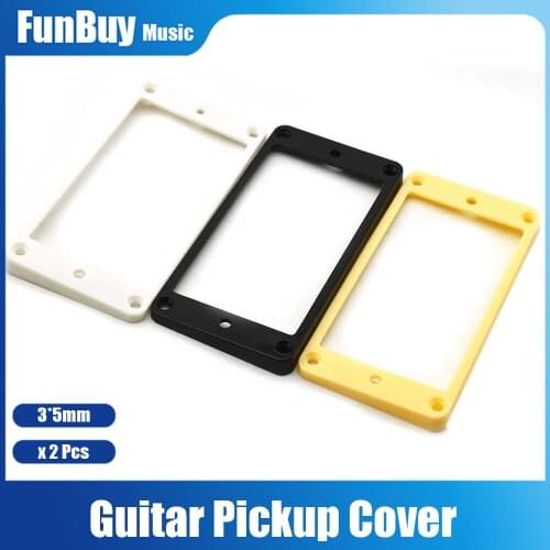 2pcs Radian Plastic Humbucker Pickup Frame Mounting Ring Accessory 3*5mm for LP Electric Guitar Dropshipping