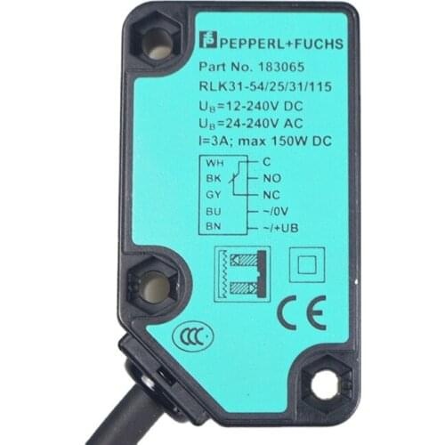 RLK31-54/25/31/115J reflection plate type sensor 24-240VAC 12-240VDC small shells enclose large structures