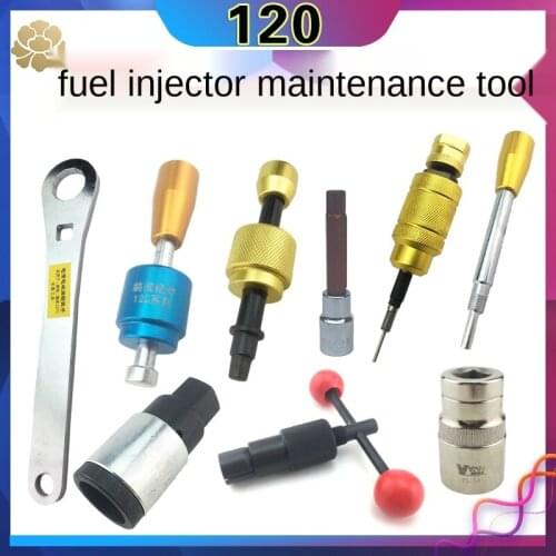 For Bosch 120 Common Rail Injector Repair Tool Set Valve Assembly Tool Measuring Tool Solenoid Valve Wrench Nozzle Cap Tight