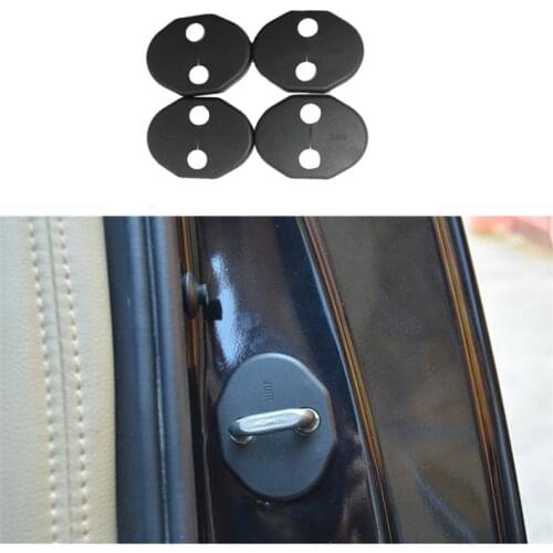 For Mitsubishi ASX Lancer-Ex Pajero 2014 V93 V3 V5 Door Lock Decoration Protective Cover Door Lock Cover 4pcs Per Set