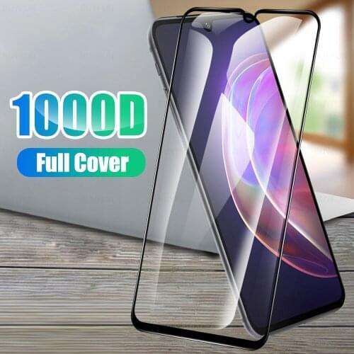For Vivo V21 Tempered Glass for Vivo v 21 5G/4G Glass Transparent Phone Safety Screen Protector Full Cover Clear Protective Film