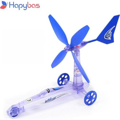 DIY wind hybrid scientific experiments toy wind power assembled baby gifts for children learning education toys