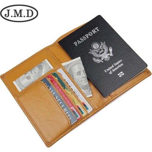 RFID Blocking Leather Passport Holder Wallet New Leather Card Holder Credit Card Holder Mens Business Card Holder Storage Bag