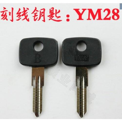 DAKATU YM28 Engraved Line Key Blade For Opel Holden lutesi Waxman YMOS 2 in 1 scale shearing teeth car key locksmith tool