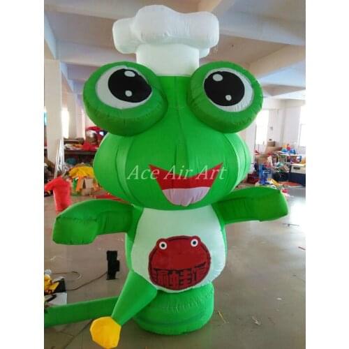 Inflatable cartoon model inflatable advertising frog replica for Events made in China