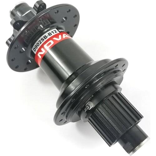 NOVATEC D902SB-B12 MTB J-Bend disc 6 bolt BOOST rear hub Micro spline 12s cassette body 12×148mm 28H 32H bike hub 12v freehub