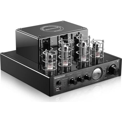 2021 New black Nobsound MS-10D MKII Bluetooth Audio Tube Amplifiers USB Lossless Music Player speakers Amplifier