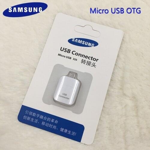 Original Samsung Micro USB OTG Data Adapter For Galaxy S6 S7 Edge S5 Note 4 5 J3 J5 J7 Support Pen drive/Keyboard/Mouse/U Disk