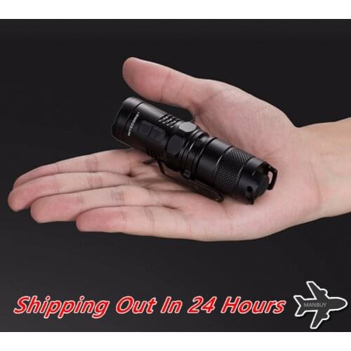 Sale NITECORE 920 LMs MT10C Tactical Flashlight U2 LED Red Light Mode EDC Waterproof Camping Without 18350 Battery Free Shipping