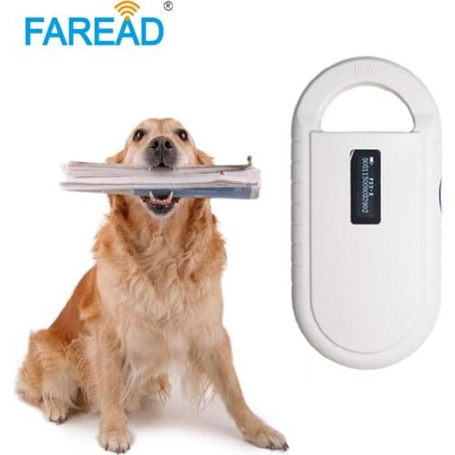 X1pc dog cat Animal Handheld USB Reader RFID 134.2KHz FDX-B chip scanner for pets