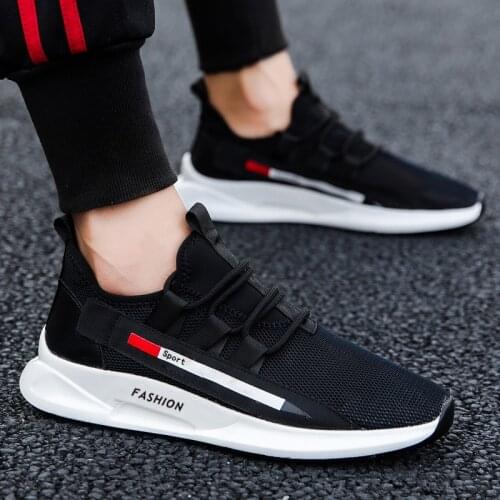 Mesh mens shoes fashion trendy shoes mens running shoes spring breathable all-match casual sports style