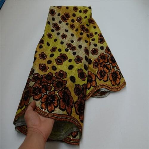 Hot Sale Nigerian French Tulle Lace Fabric African Embroidery Flower Jacquard Lace Fabric For Women Dresses Party PS907