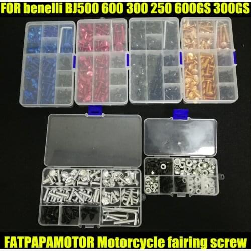 Universal Motorcycle Fairing Bolts Screw Moto Spring Bolts For Benelli BJ 500 600 300 250 600GS 300GS