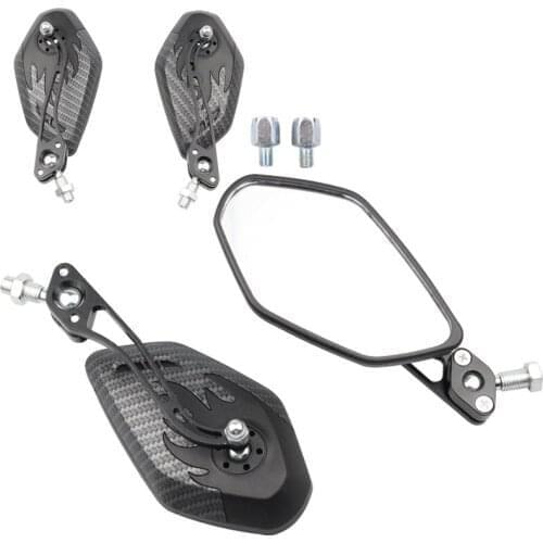 1 Pair Universal Motorcycle Rearview Mirrors New 2 PCS Motorcycle Handlebar Rearview Mirror For Honda Suzuki Yamaha Scooter