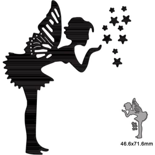 Stars Elves Metal Cutting Dies DIY Cut Craft Dies Scrapbooking For DIY Alubm Photo Card Making Cuts Decorations New