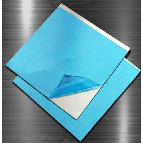 1 7075 Aluminum Sheet1mm * 100mm * 100mm Aluminum Plate Customized Size DIY Material Laser Cutting Frame Metal Board With Membr