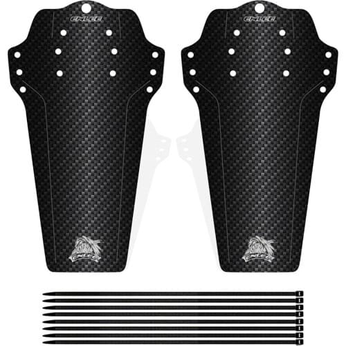 1 Set Bicycle Mud Guards Portable Ultra-thin Mountain Bike Front And Rear Universal Mudguard Fenders W/ Cable Tie MTB Bike Parts
