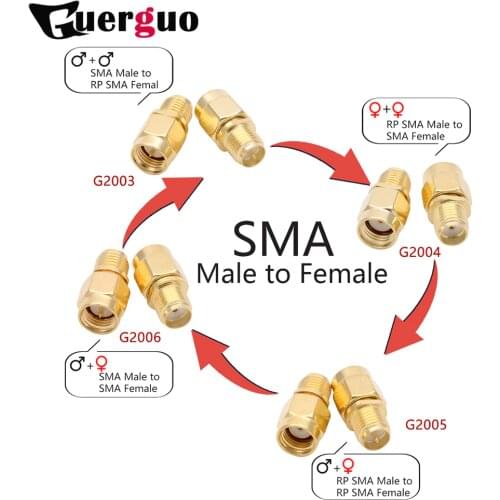 1PC Top selling SMA Male Female to MMCX/MCX Male&Female Adapter RF Coax Coupling Nut barrel Connector Converter