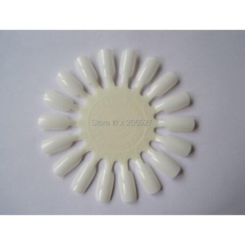 1pc NA-02 nail art Round Shape Natural Color Polish Tip Display Wheel nail art design display nail display