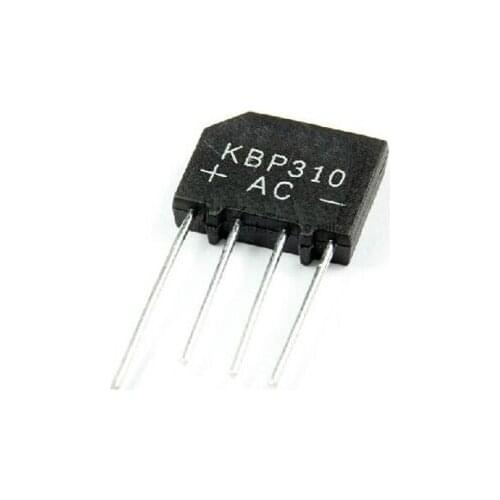 10 pcs NEW 3A 1000V KBP310 replace RS310 BRIDGE RECTIFIER NEW