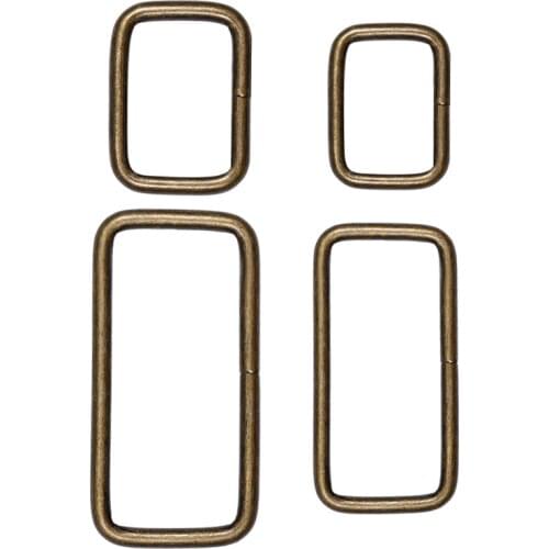 20Pcs/lot Metal D Ring Belt Ribbon Buckle for Backpack Bag Pets Collar Accessories Sewing Handmade Bag Purse Buttons