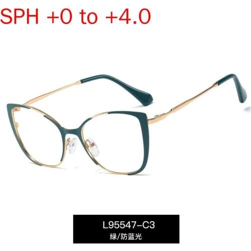 2020 Fashion Vintage Blue Light Blocking Glasses Frames Women Cat Reading Glasses Ladies Anti Blue Presbyopia Eyeglasses NX