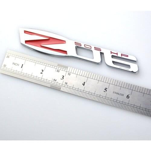 2pcs Corvette C6 Z06 Chevy Emblems,3D Badges 505 Hp Fender for 2006-2013 Chevrolet Corvette C6