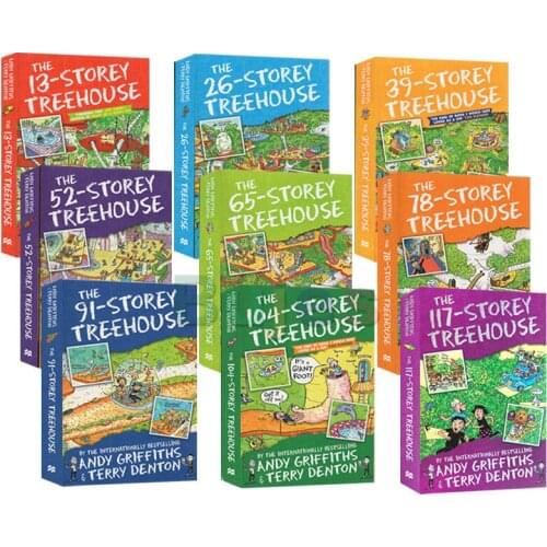 9 Books/set,The Storey Treehouse, Interesting Story Book Childrens Picture English Book Kids Childhood Reading Gift