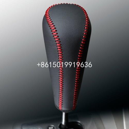 Automatic gear cover hand sewn leather automatic gear cover cover for Peugeot 307 408 308