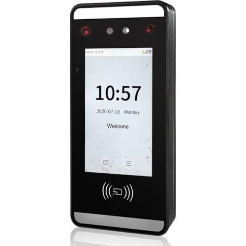 Touchless Dynamic Facial Time Attendance biometric solution with RFID Card Reader detection
