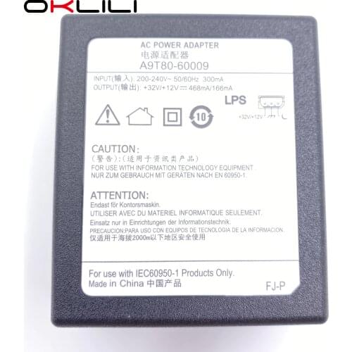 A9T80-60008 AC Adapter Charger Power Supply +32V 468mA +12V 166mA for HP 3545 3546 4515 4645 4646 4648 4500 5530 4630 6230 6830