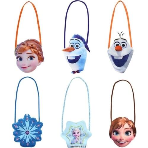 Disney Frozen Elsa Cartoon Shoulder Bag Women Crossbody Messenger Bags for Girls Party Gift Fashion Shiny Rainbow Handbag Purse