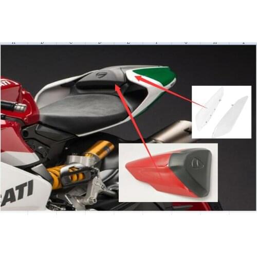 For 2015 2016 2017 Ducati 1299 959 Panigale R S Motorcycle Rear Passenger Seat Cover Cowl Red Black Carbon 15 16 17 16