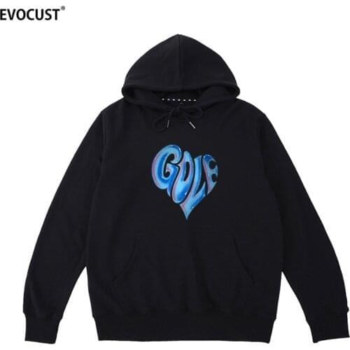 Blue heart Golf Wang logo rapper hip hop Flower Le Fleur Tyler The Creator Hoodies Sweatshirts men women unisex Cotton
