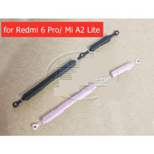 For Xiaomi Mi A2 Lite/ Redmi 6 Pro Power Volume Button Side Key Button On Off Switch Key Replace Repair Spare Parts