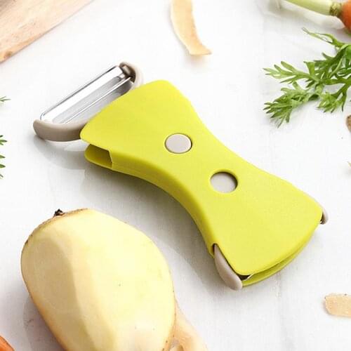 Kitchen Peeler 2 In 1 Portable Manual Vegetable Slicer Fruit Peeler Food Peeler Scalable Carrot Potato Peeler Vegetables Tool