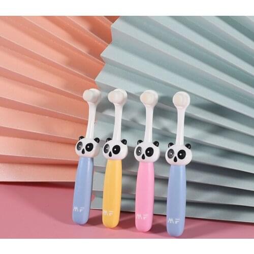 Soft Childrens Toothbrush Giant Panda Head Handle Small Head Soft Toothbrush