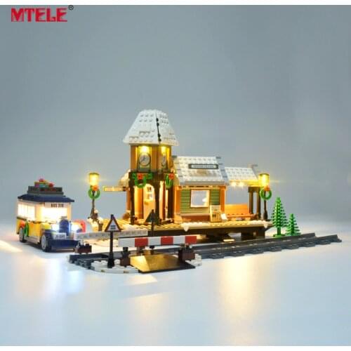 MTELE LED Light Up Kit For Winter Village Station Compatible With Creator Series 10259 (Not Include The Model)