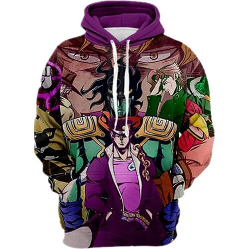 New JoJos Bizarre Adventure 3D Men Women Autumn Winter Comfortable Sweatshirt Fashion Casual Hoodies Brand Streetwear Clothing