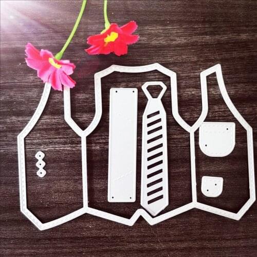 Boys' clothes and ties Metal Cutting Dies for DIY Scrapbooking Album Paper Cards Decorative Crafts Embossing Die Cuts