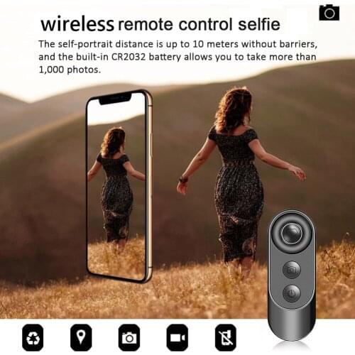 Mobile Phone Remote Controller Self-Timer Selfie Photo Shutter Wireless Control Bluetooth-Compatible for Tiktok