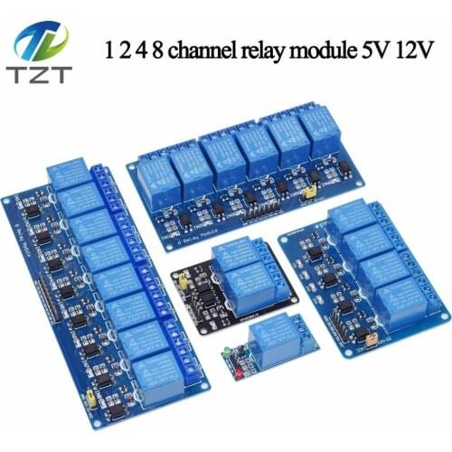 5v 1 2 4 6 8 channel relay module with optocoupler. Relay Output 12V 1 2 4 8 way relay module for arduino Raspberry Pi