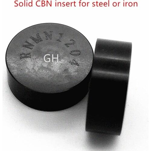 RNGN120600 RNMN1203 RCMN1207 Solid CBN PCBN CNC turning lathe insert metal cutter for maching brake disk rolls