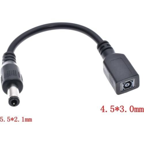 DC power Adapter Connector Plug DC conversion head jack female 4.5*3.0mm plug to male 5.5*2.1 mm for Asus Lenovo Laptop