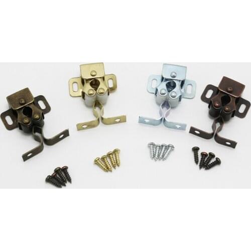 1PCS Door Stop Closer Stoppers Damper Buffer Magnet Cabinet Catches With Screws For Wardrobe Hardware Furniture Fittings